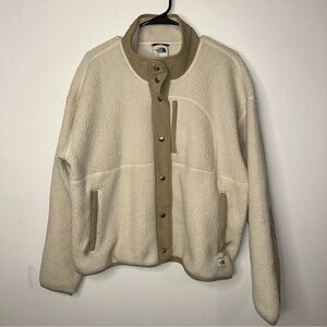 The North Face Women's Cragmont Fleece Jacket Bleached Sand Size XL